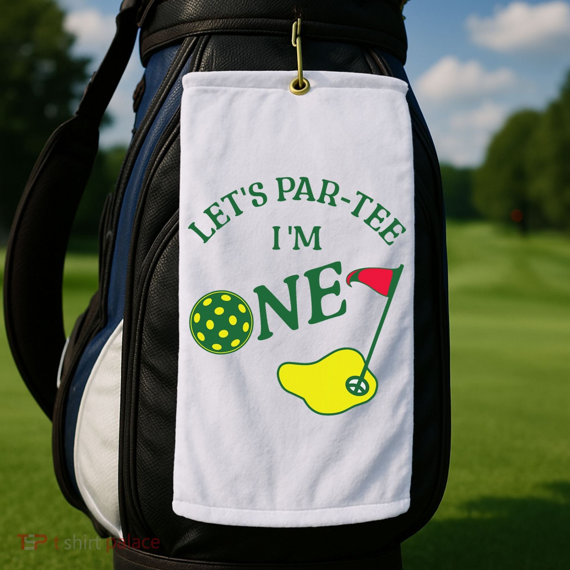 Let's Par I'm One Golf 1st Birthday Golf Towel