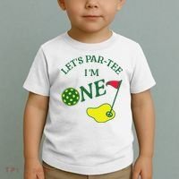 Let's Par I'm One Golf 1st Birthday Toddler T-Shirt thumb 2