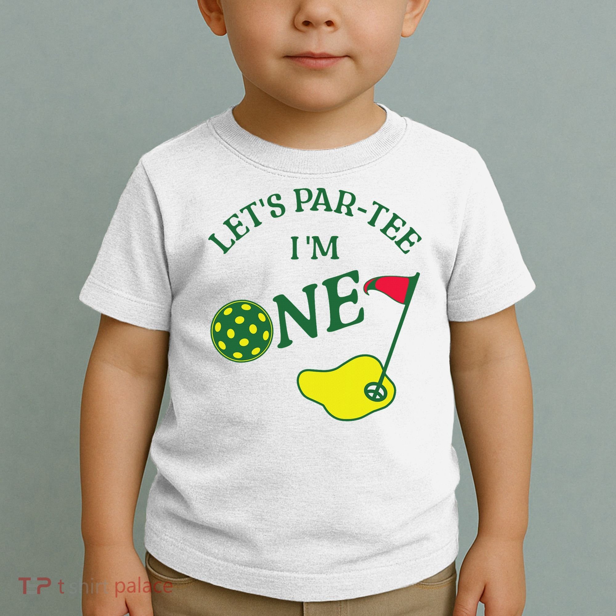 Let's Par I'm One Golf 1st Birthday Toddler T-Shirt