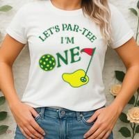 Let's Par I'm One Golf 1st Birthday Women's T-Shirt thumb 2