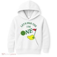 Let's Par I'm One Golf 1st Birthday Kids Hoodie thumb 0