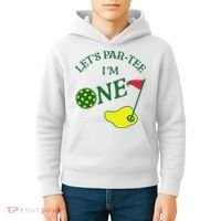 Let's Par I'm One Golf 1st Birthday Kids Hoodie thumb 4