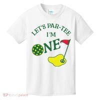 Let's Par I'm One Golf 1st Birthday Kids T-Shirt thumb 0