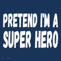 Lazy Pretend I'm A Super Hero Halloween or Costume Party Women's T-Shirt thumb 6