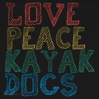 Love Peace Kayak Dogs Kayaking For Kayaker Whitewater Cute Gift Doggie Tank thumb 4