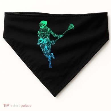 Lacrosse Player USA-Made Doggie Bandana