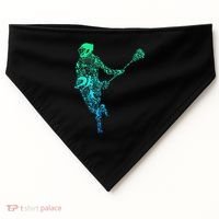 Lacrosse Player USA-Made Doggie Bandana thumb 0