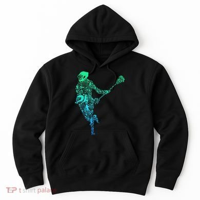 Lacrosse Player Hoodie