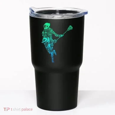 Lacrosse Player Tumbler