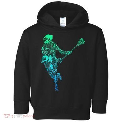 Lacrosse Player Toddler Hoodie