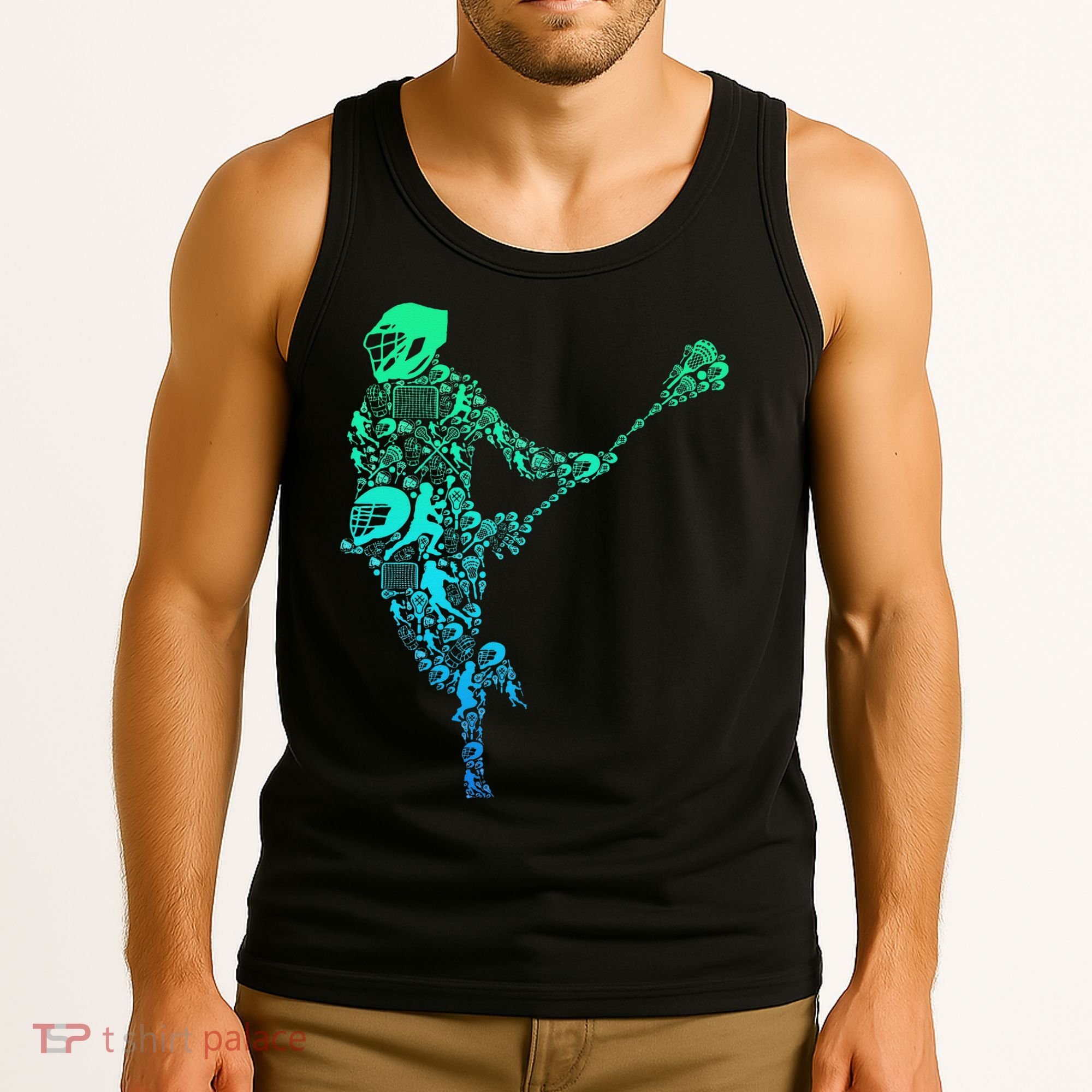 Lacrosse Player Tank Top