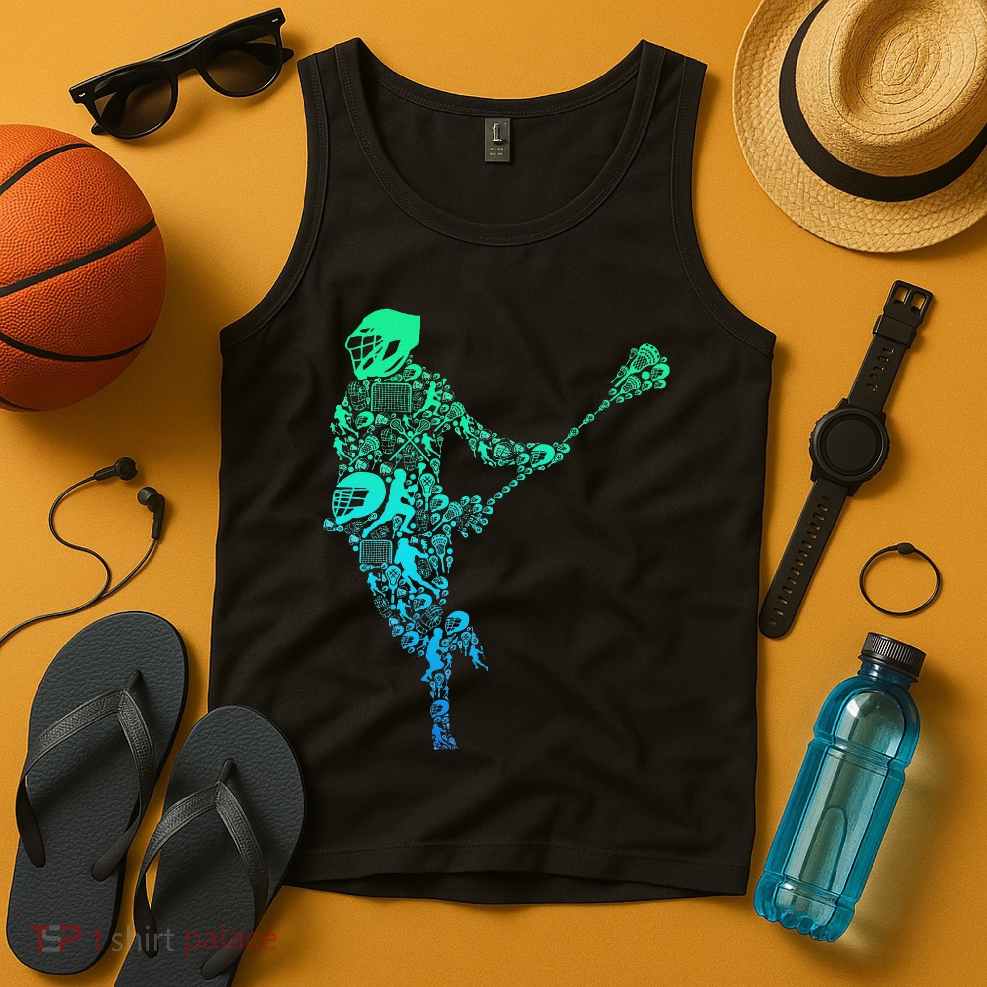 Lacrosse Player Tank Top