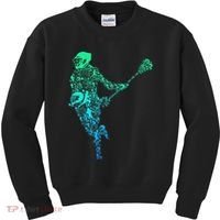 Lacrosse Player Kids Sweatshirt thumb 0