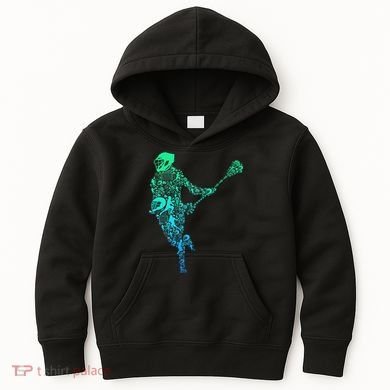 Lacrosse Player Kids Hoodie