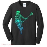 Lacrosse Player Kids Long Sleeve Shirt thumb 0