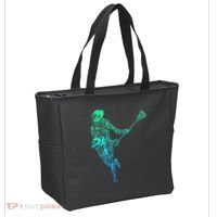 Lacrosse Player Tote Bag thumb 2