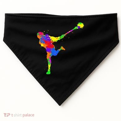 Lacrosse Player USA-Made Doggie Bandana