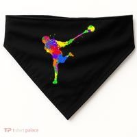 Lacrosse Player USA-Made Doggie Bandana thumb 0