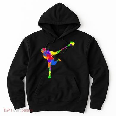 Lacrosse Player Hoodie