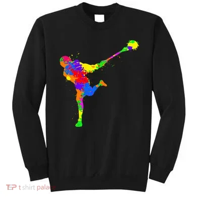 Lacrosse Player Sweatshirt