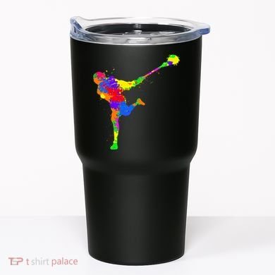 Lacrosse Player Tumbler