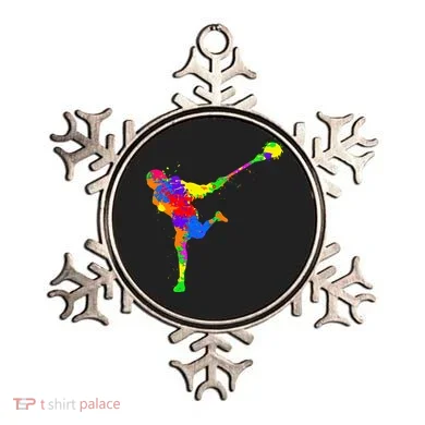 Lacrosse Player Ornament