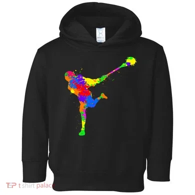 Lacrosse Player Toddler Hoodie
