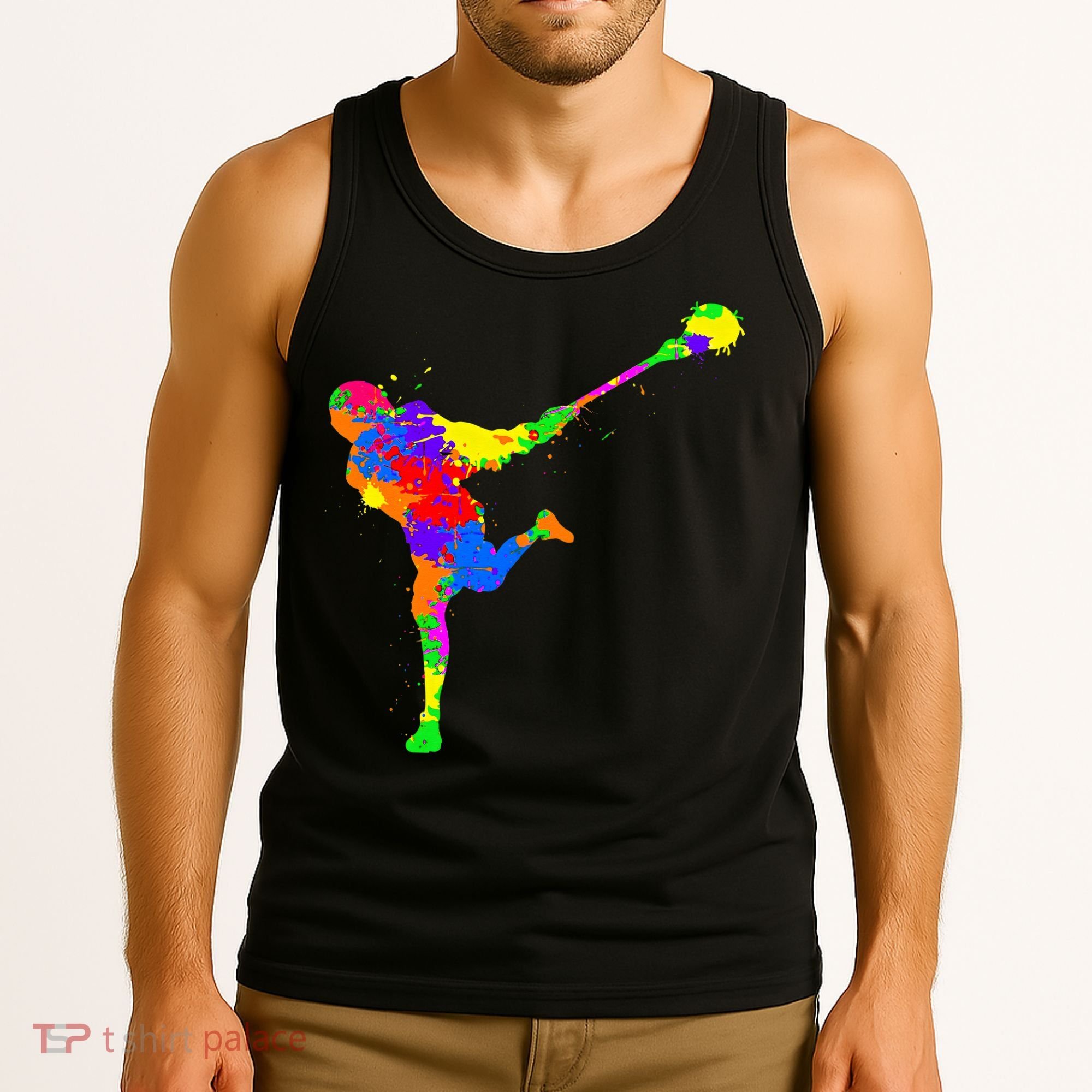 Lacrosse Player Tank Top