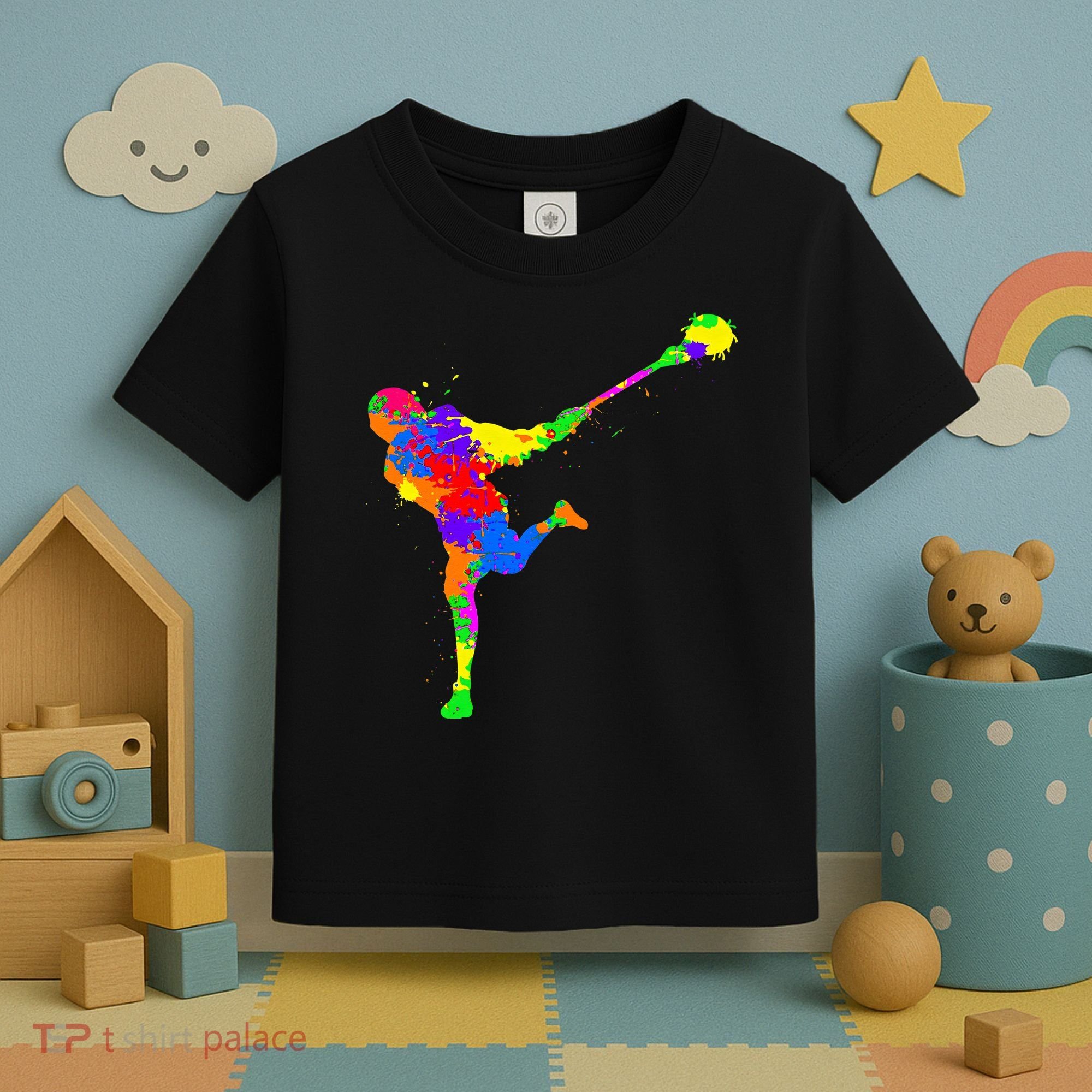 Lacrosse Player Toddler T-Shirt