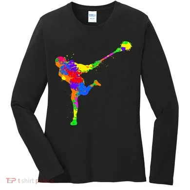 Lacrosse Player Women's Long Sleeve Shirt