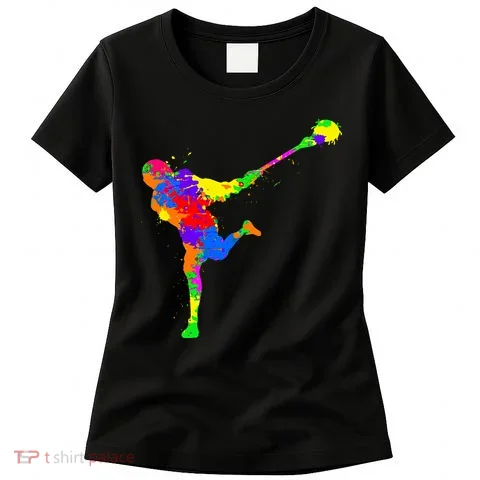 Lacrosse Player Women's T-Shirt in the selected color