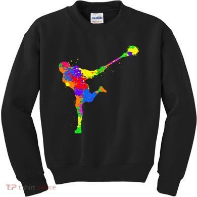 Lacrosse Player Kids Sweatshirt