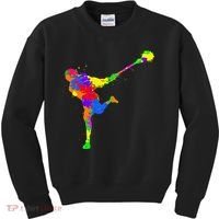 Lacrosse Player Kids Sweatshirt thumb 0