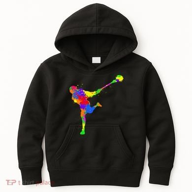 Lacrosse Player Kids Hoodie