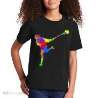 Lacrosse Player Kids T-Shirt thumb 2