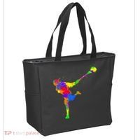 Lacrosse Player Tote Bag thumb 2