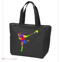 Lacrosse Player Tote Bag thumb 3