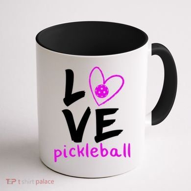 Love Pickleball Coffee Mug back