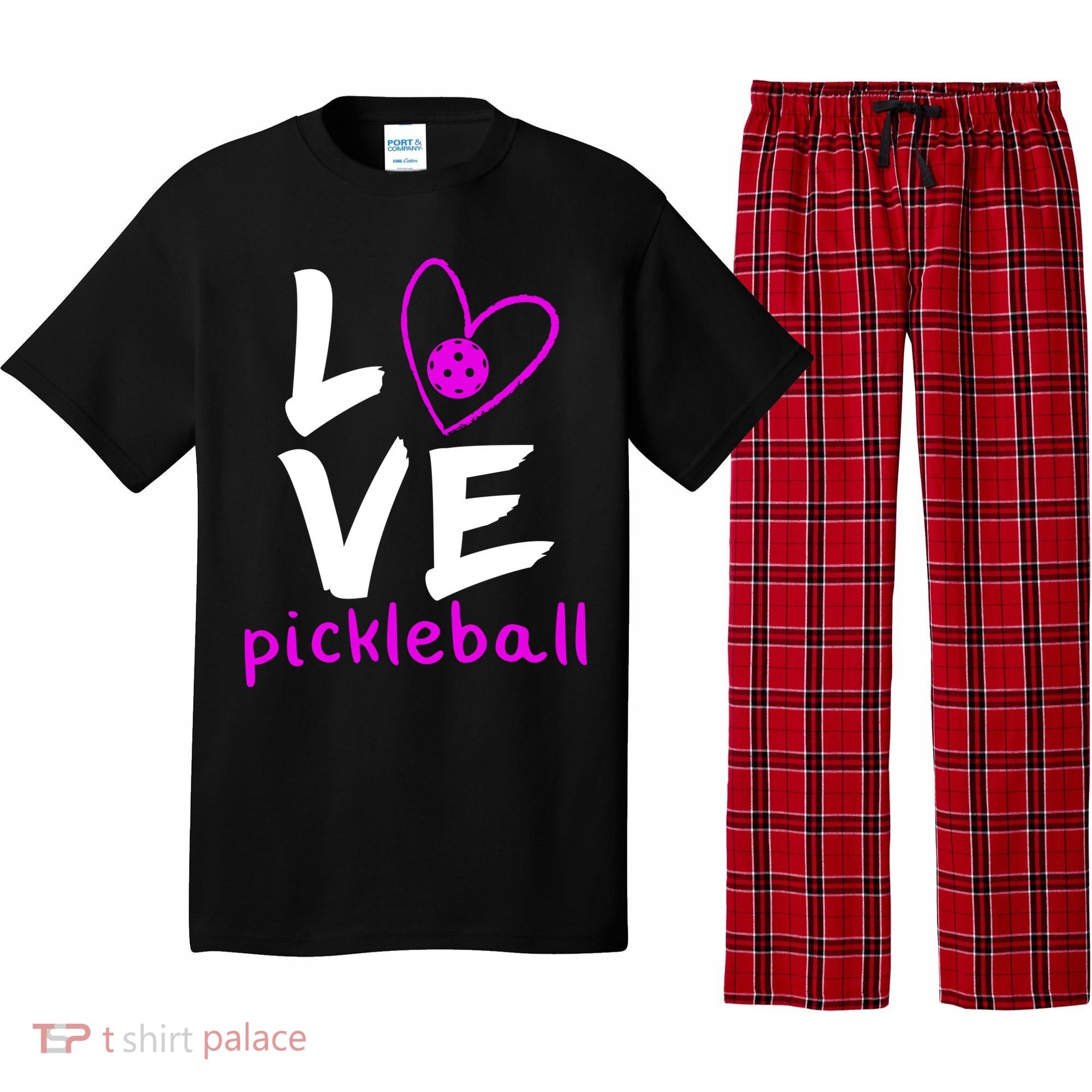 Love Pickleball Pajama Set