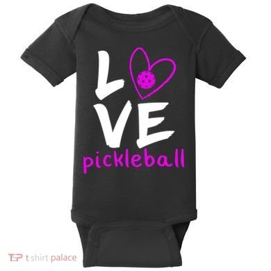 Love Pickleball Baby Bodysuit