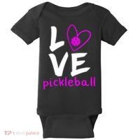 Love Pickleball Baby Bodysuit thumb 0
