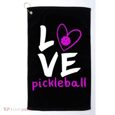 Love Pickleball Golf Towel