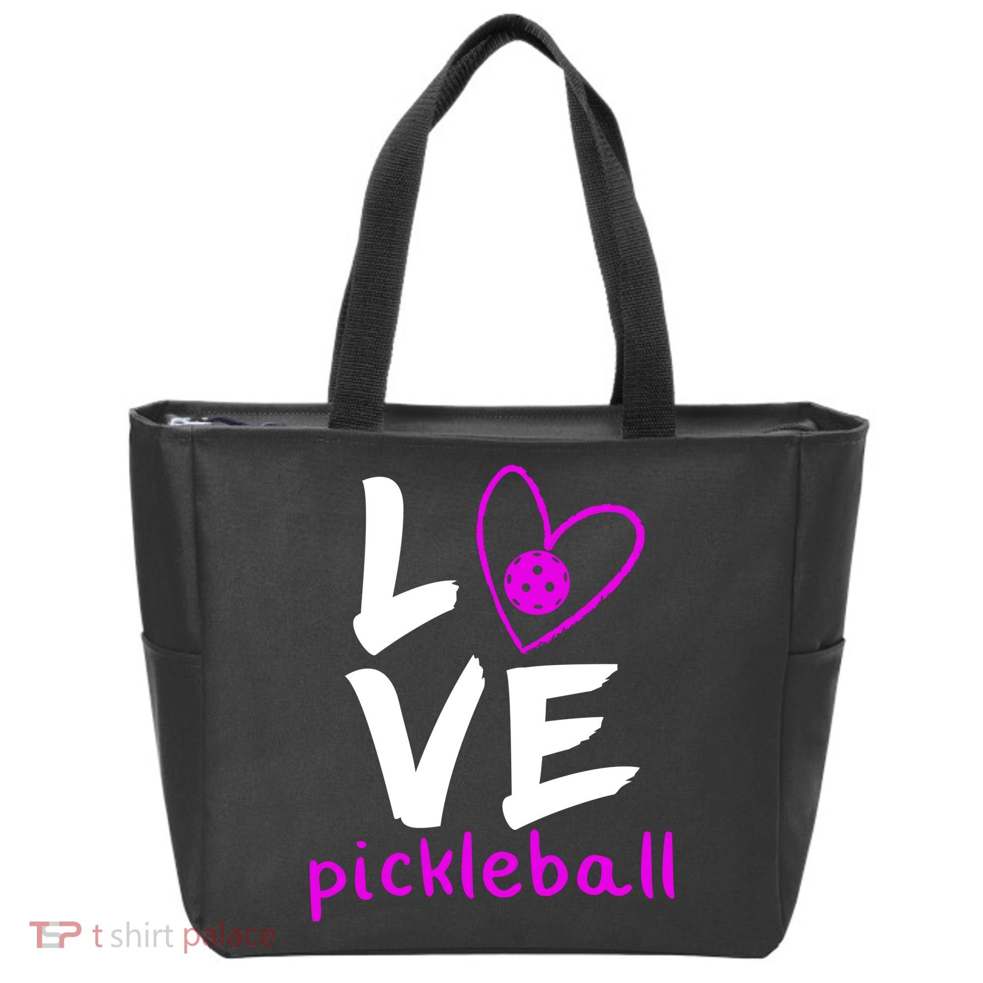 Love Pickleball Tote Bag