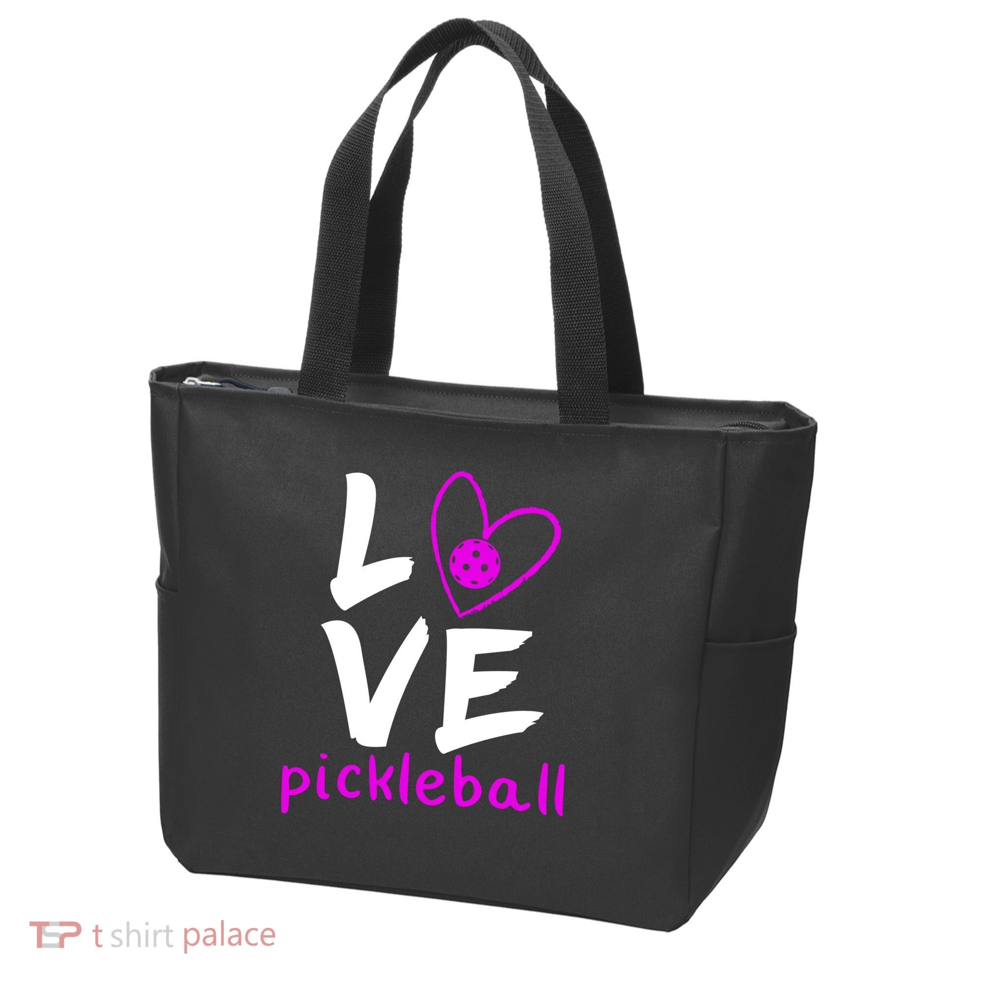 Love Pickleball Tote Bag