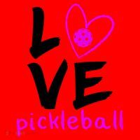 Love Pickleball Santa Hat thumb 1