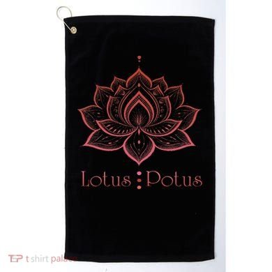 Lotus Potus Lotus For Potus Golf Towel