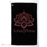 Lotus Potus Lotus For Potus Golf Towel thumb 0