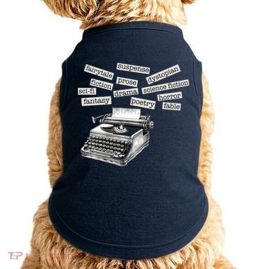 Literature Poetry Lover Gift Doggie Tank
