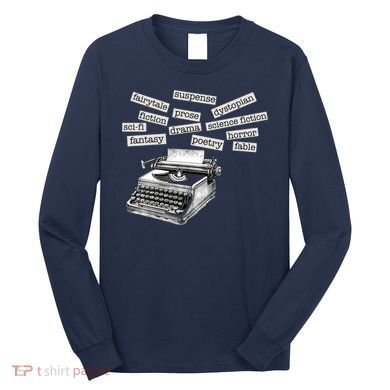 Literature Poetry Lover Gift Long Sleeve Shirt