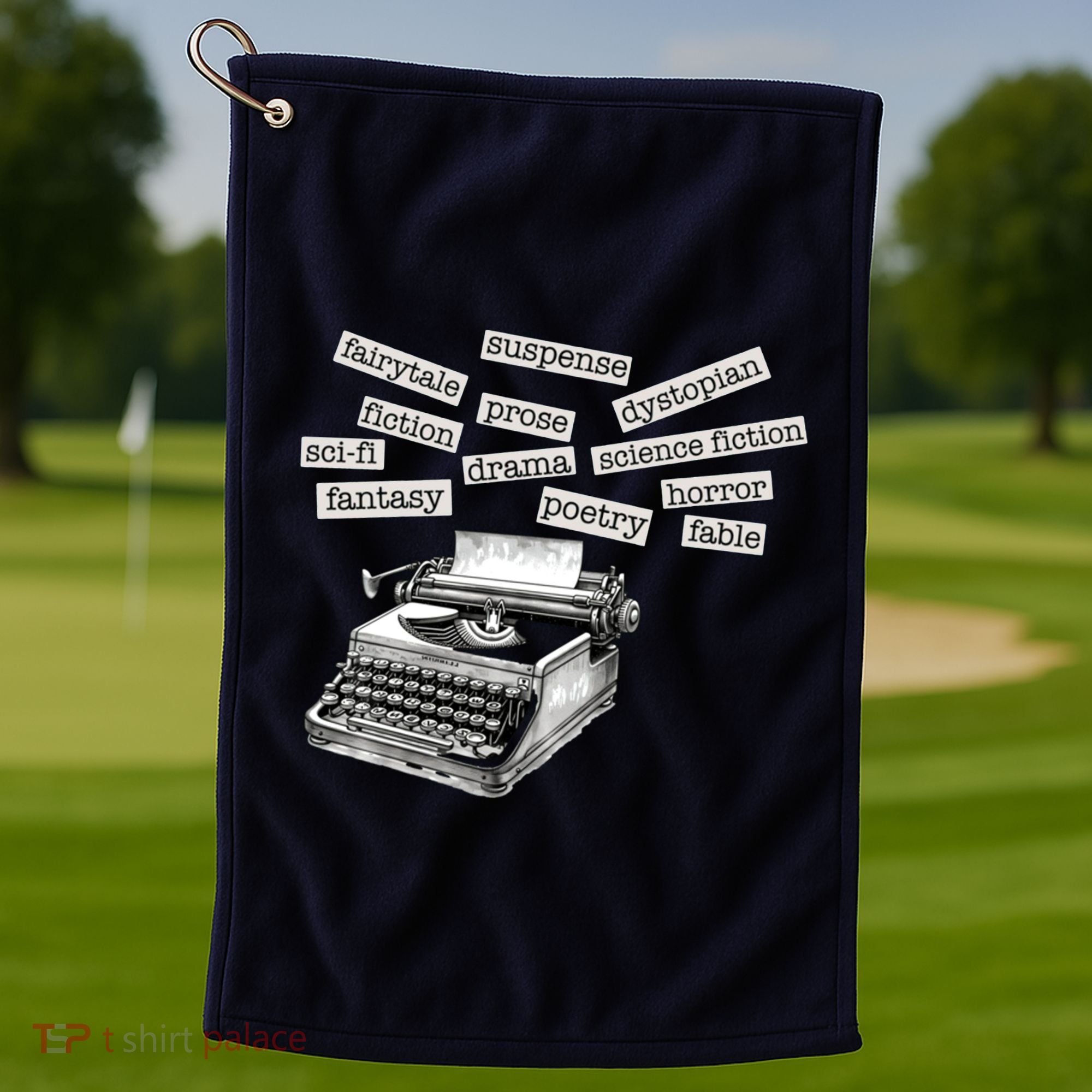 Literature Poetry Lover Gift Golf Towel